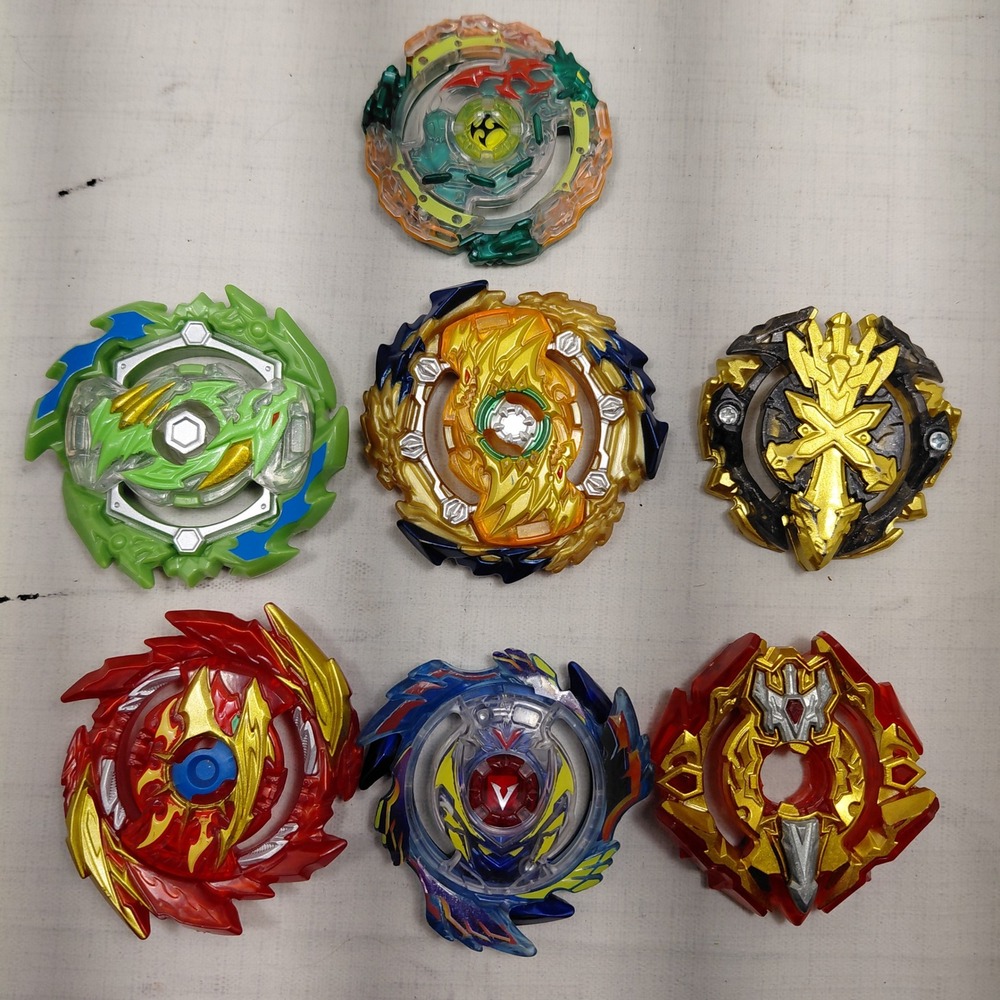 Hasbro Beyblade Burst Energy Layer Lot 7pc Valtryek Spryzen Xcalius Luinor Mixed - Picture 2 of 8